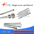 Nitrided plastic extruder screw barrel